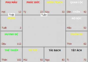 Tuần Triệt và Cung Mệnh – Phần 2
