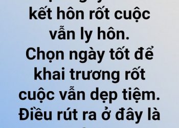 Vì sao chọn ngày tốt lại không có mấy tác dụng?
