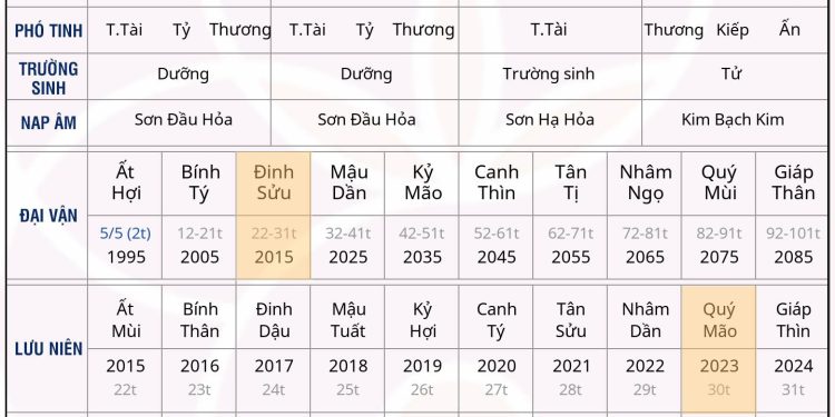 Luận mệnh Bát Tự cho bạn 1994